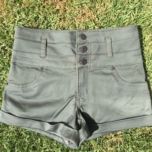 NWOT green shorts